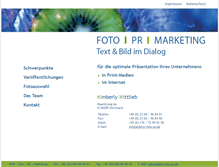Tablet Screenshot of kiwi-foto-pr.de